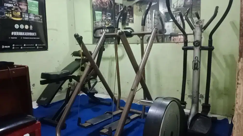 Jual alat gym komplit siap usaha fitnes center