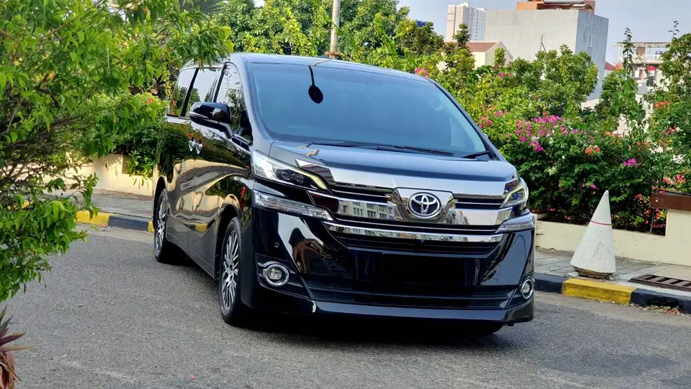 [ GARANSI 5TH ] Toyota Vellfire 2.5 G ATPM Black on Black 2017/2018