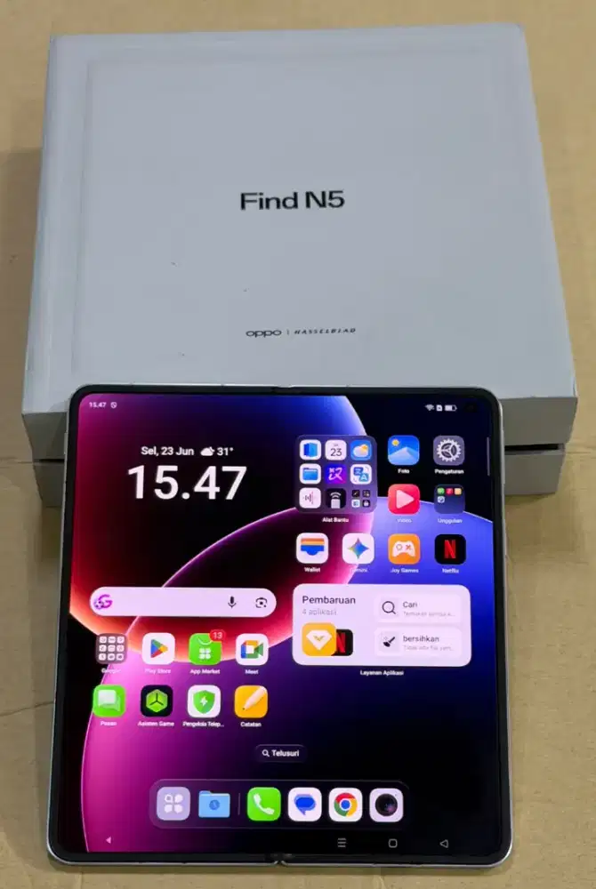 Oppo Find N5 16/512GB 5G Snapdragon 8 Elite Fullset Garansi Resmi