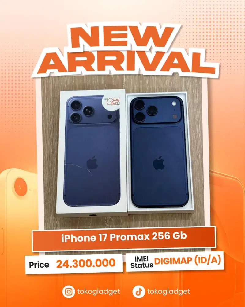 iPhone 17 Promax 256 Gb ex IBOX/DIGIMAP