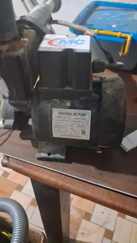 Bismillahirohmanirrahim Dijual Nasional MC Pump GP-125 manual