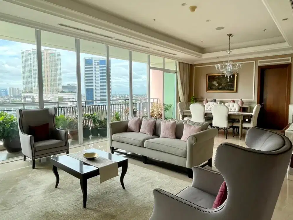 Apartemen Pakubuwono Signature 4 Kamar Tidur Full Furnished