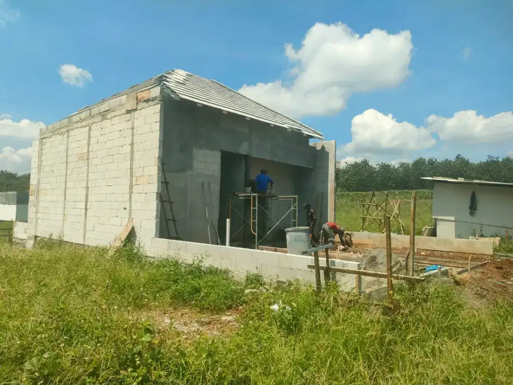 Rumah baru tinggal finising T45/120 hanya 395jt