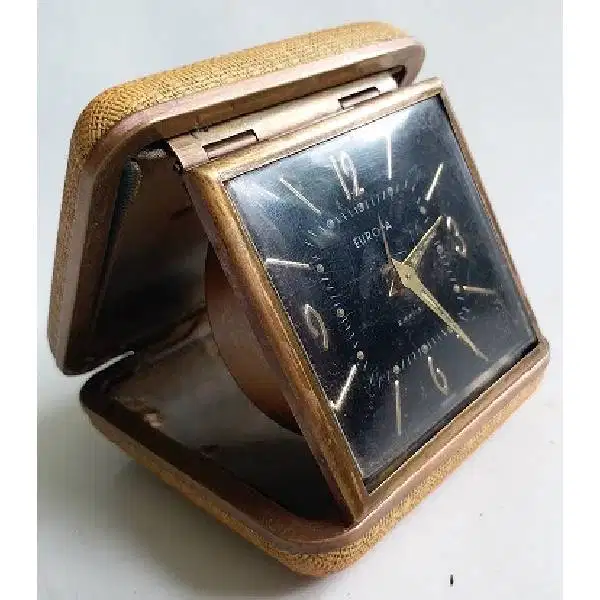 Vintage Jam saku wekker traveling tahun 50'an EUROPA   made in Germa