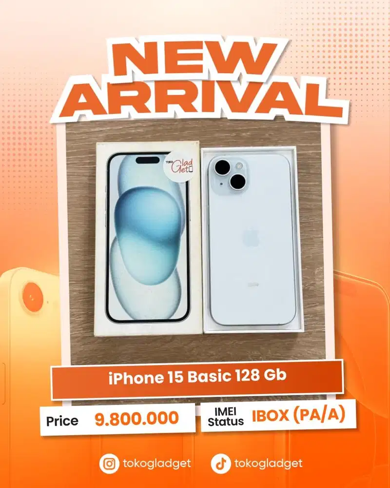 iPhone 15 Basic 128 Gb ex IBOX