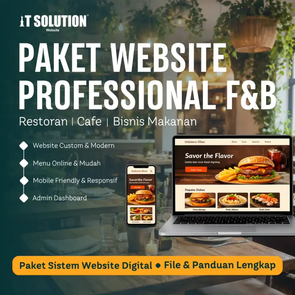 Pembuatan Website Profesional F&B
