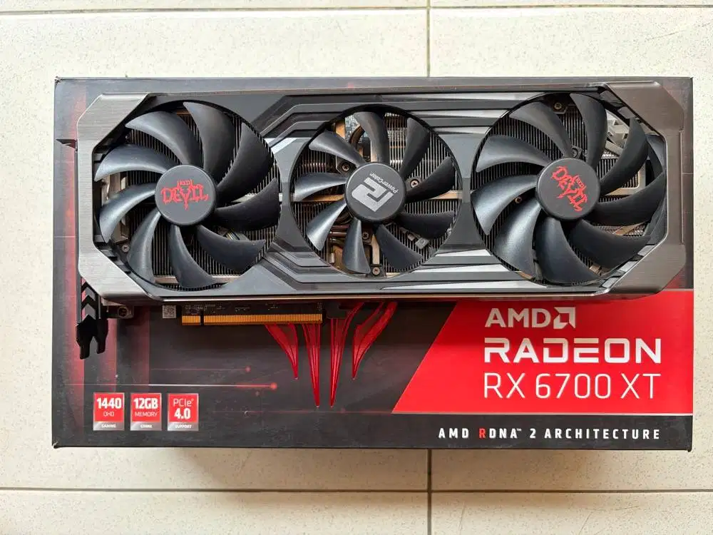 PowerColor Red Devil RX 6700 XT 12GB Fullset Segel