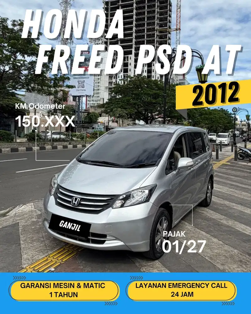 HONDA FREED PSD AT MATIC 2015 GANJIL