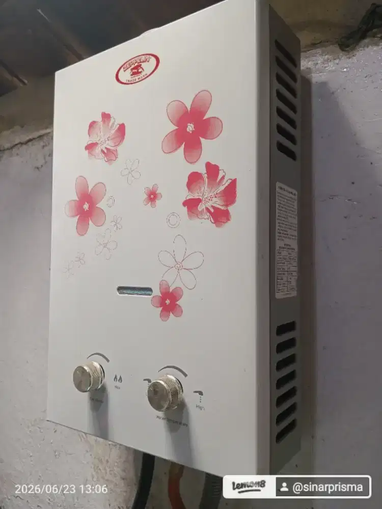 Water heater gas bekas