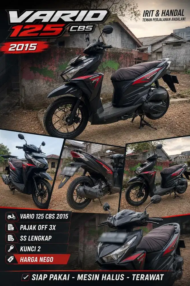 Honda Vario 2015 CBS 125