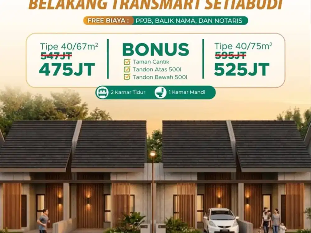 Rumah Minimalis Strategis Belakang Transmart Banyumanik, Mulai 400 Jutaan Saja!