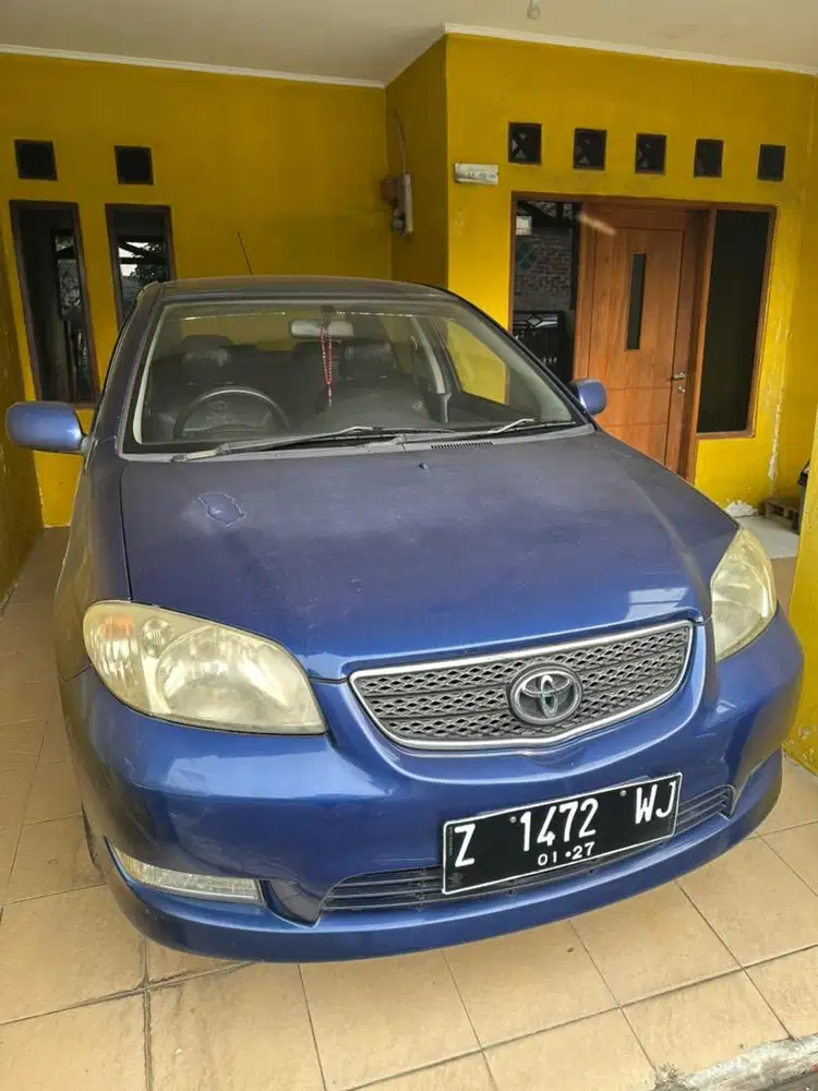 Dijual Vios G tahun 2003 manual