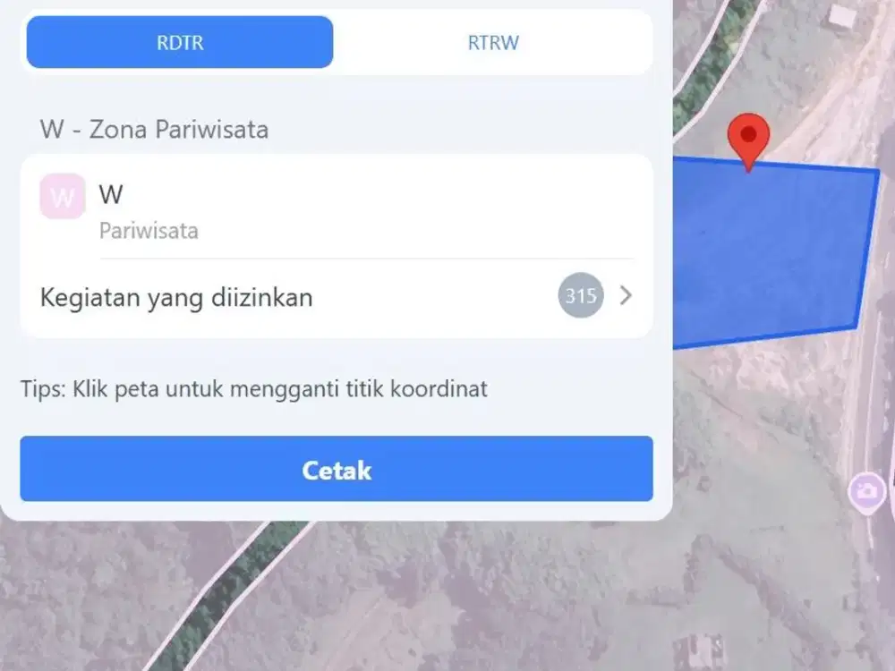 Tanah selangkah ke Pantai Pandawa hanya 2 menit