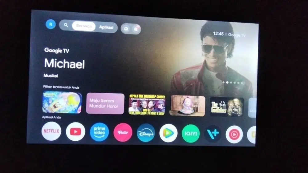Merek tv coocaa 43 inch goggle TV pemakaian 6 bulan masih ada garansi