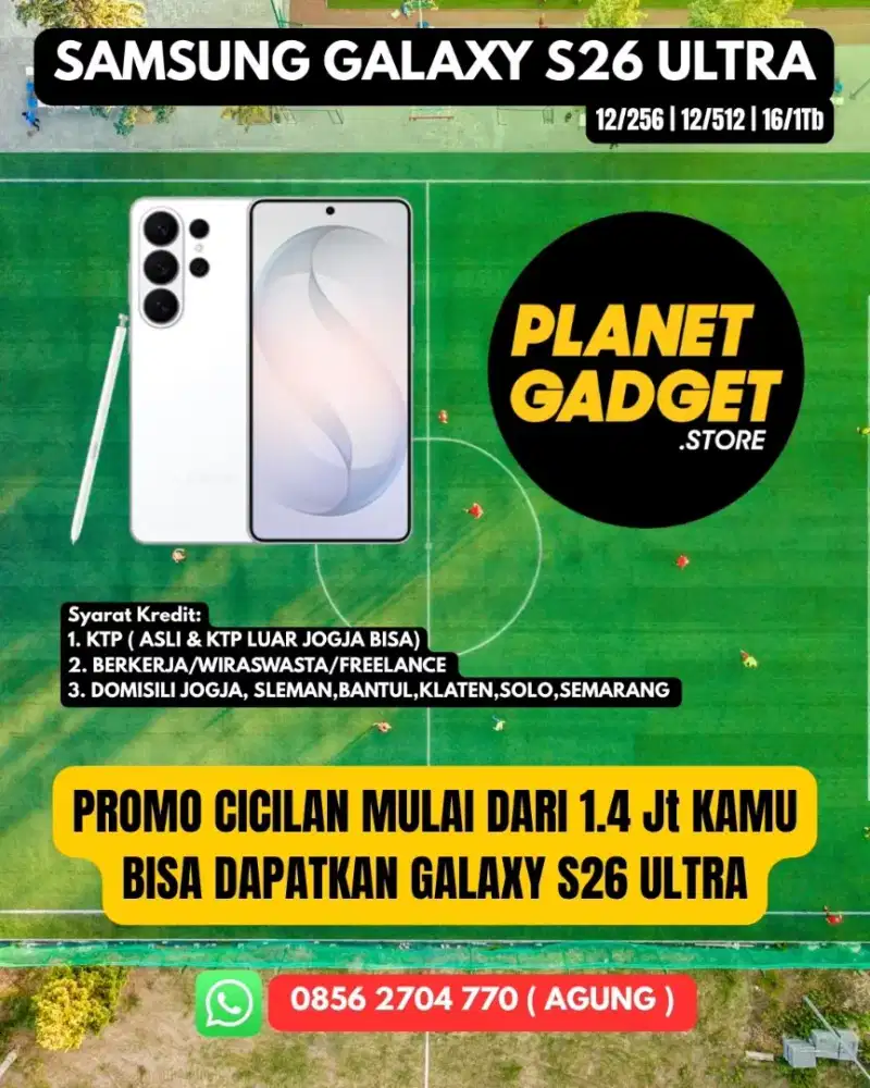 GALAXY S26 ULTRA | CICILAN 12 BULAN 0% | ADMIN 0% | TENOR S/D 24 BULAN