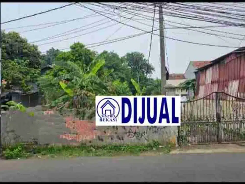 tanah pinggir jalan strategis bebas banjir