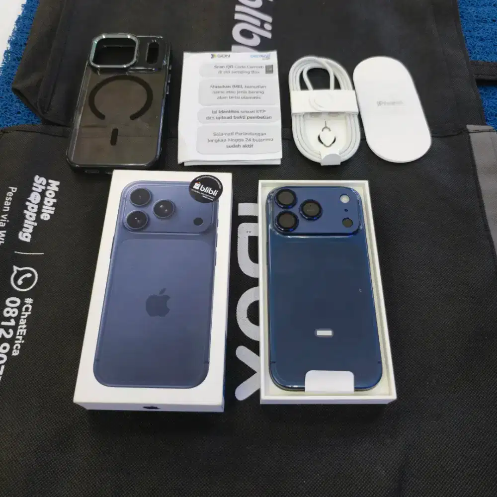 Iphone 17 Pro 256gb 99% like new BH 99% CC 79 blibli Desember 2026