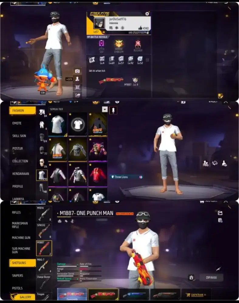 JUAL AKUN FREE FIRE SULTAN AMAN DAN TERPERCAYA