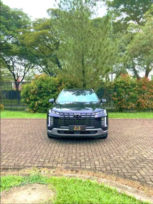 Hyundai Palisade Signature Facelift 2023 Black Burgundy