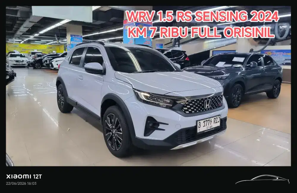 Km 7 ribu HONDA WRV 1.5 RS SENSING AT 2024 FULL ORISINIL
