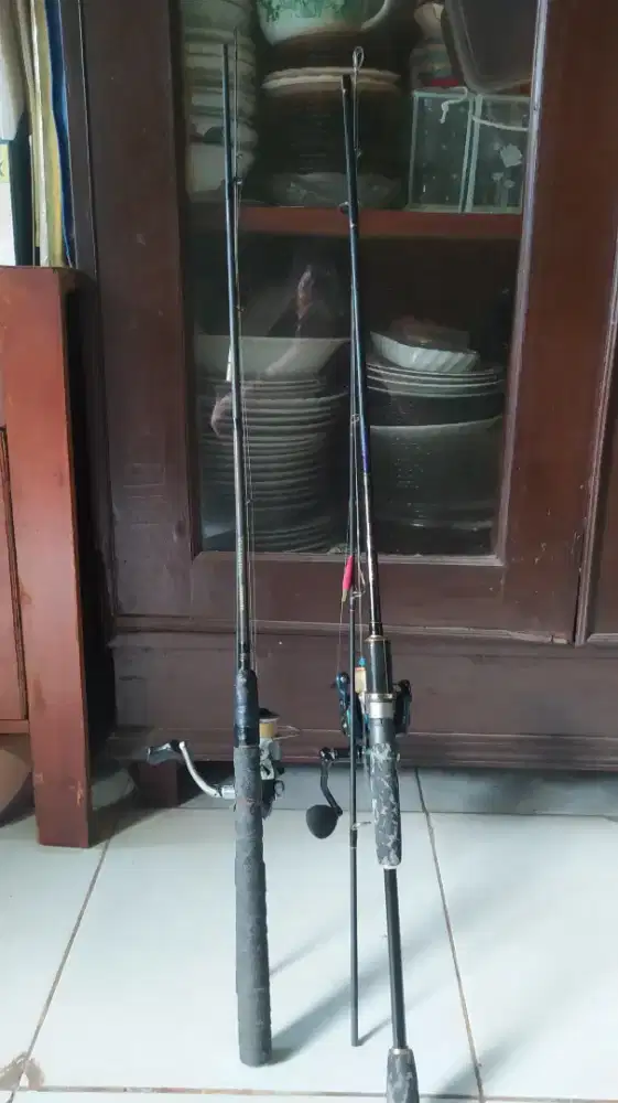 Joran pancing dua pasang mulus