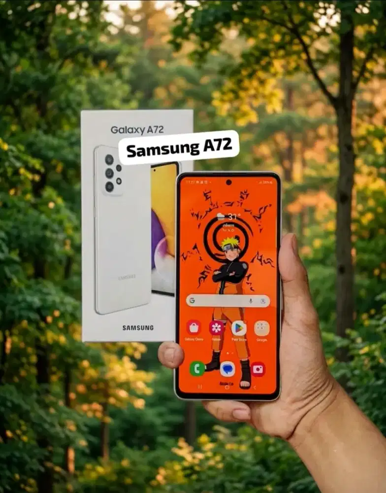 Samsung A72 256 Giga Amoled Resmi Indonesia