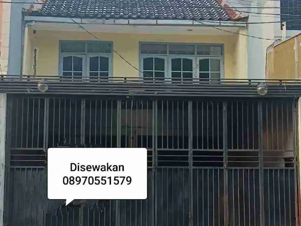 Disewakan ruko lebar 6 tingkat di kelapa gading jakut