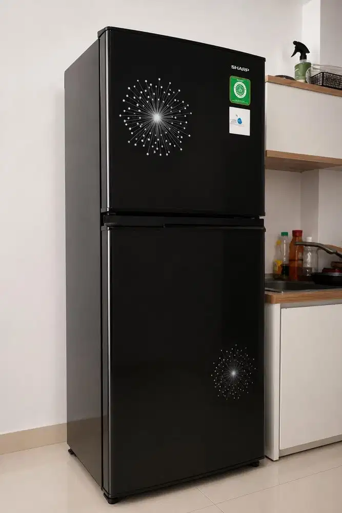 Kulkas 2 Pintu Sharp SJ 317 MG DB 256 Liter.
