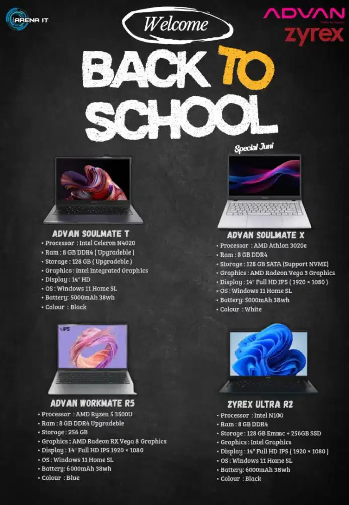 Promo cicilan laptop advan