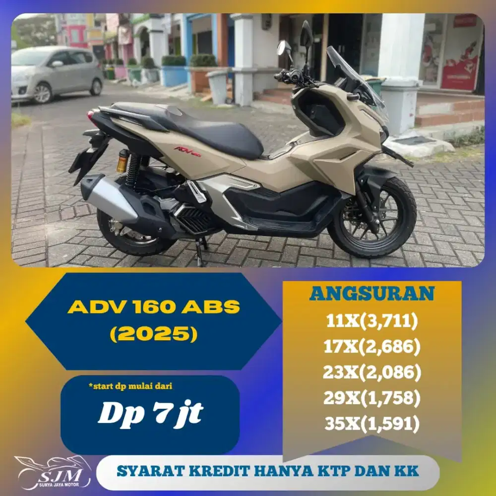 HONDA ADV 160 ABS 2025 SIAP PAKAI