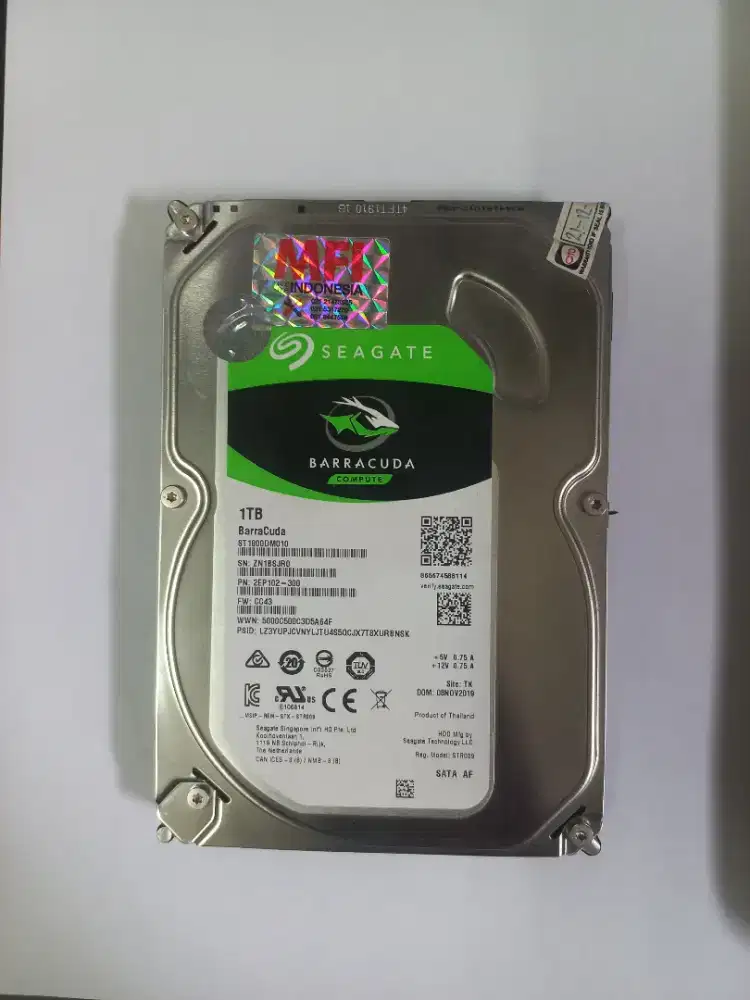 HDD MFI logo seagate baracuda 100 / 100 TB