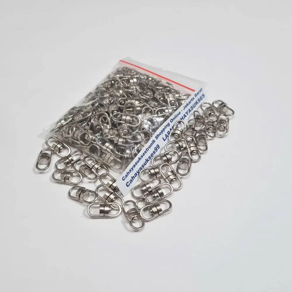 Join Putar Swivel Konektor Aksesoris Gantungan Kunci Keychain Souvenir