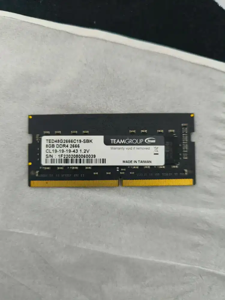 RAM Laptop 8GB DDR4-2666 | TeamElite