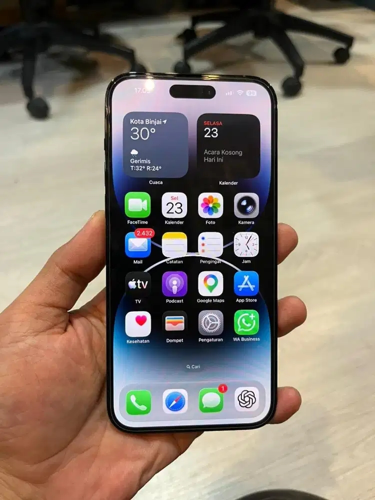iPhone 14 Promax 256gb sinyal permanent
