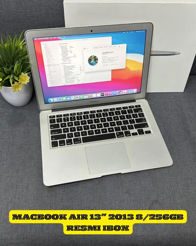 Macbook air 13inc 2013 8/256gb