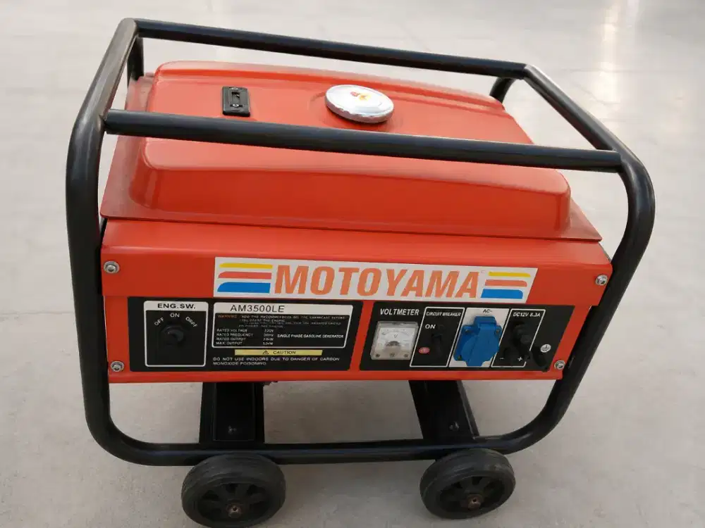 Genset Motoyama AM3500LE, generator bensin portabel.