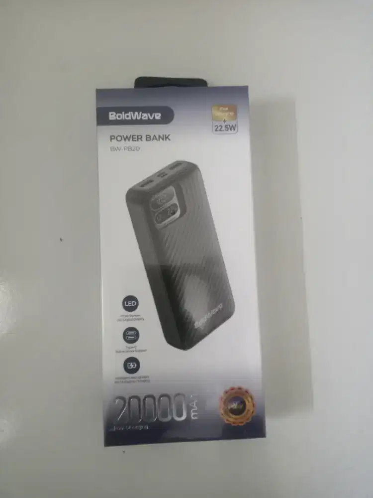 Power Bank BoldWave 20.000mAh Baru Segel