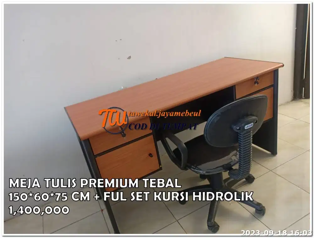 set kantor meja tulis kantor meja tulis set kursi kantor