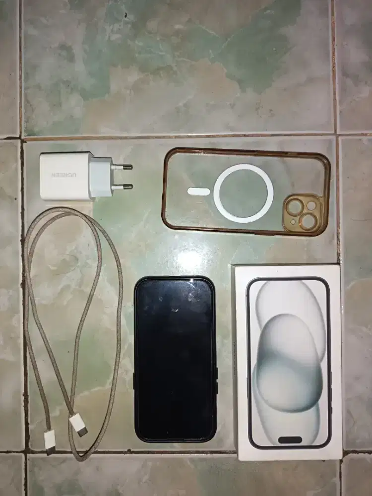 iPhone 15 iBox 128GB Warna Hitam Fulset