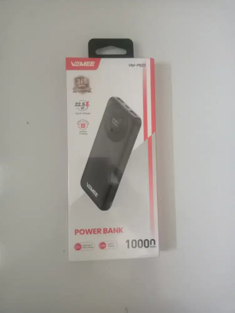 Power Bank Vemee 10.000mAh Baru Segel