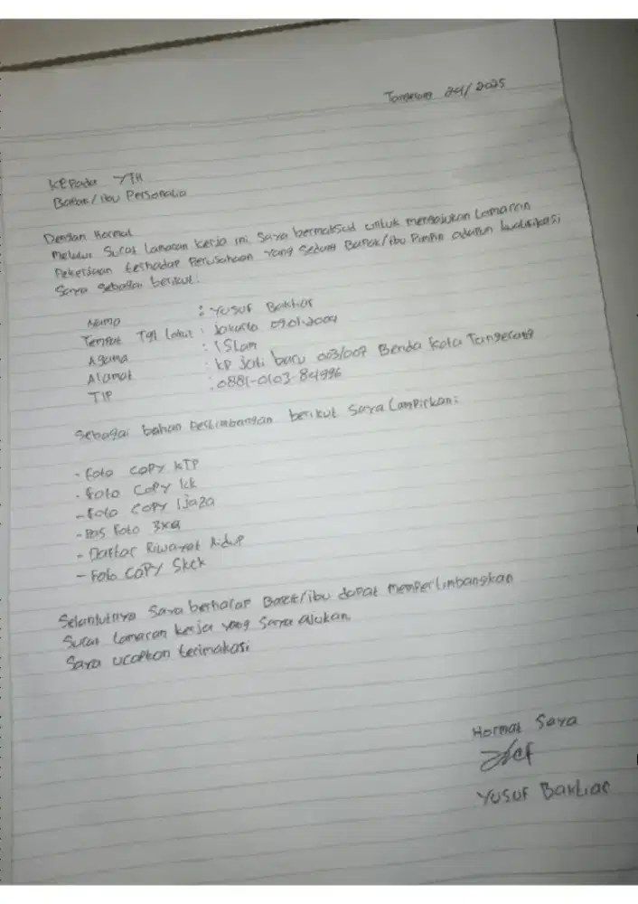 Mencari pekerjaan