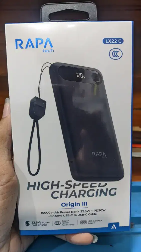 POWER BANK 10.000mAh RAPA TECH ORIGIN II LX22C