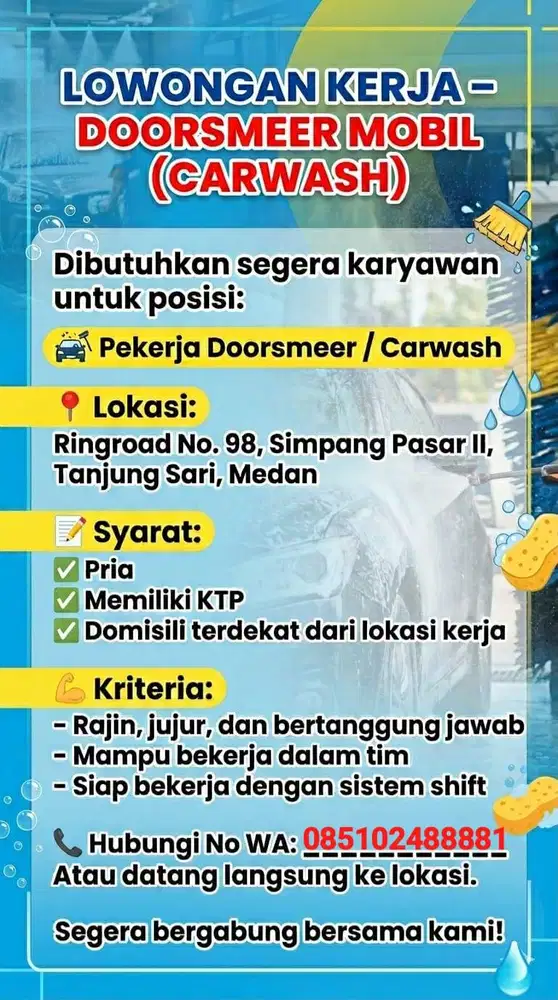 Tukang Cuci Doorsmeer Mobil