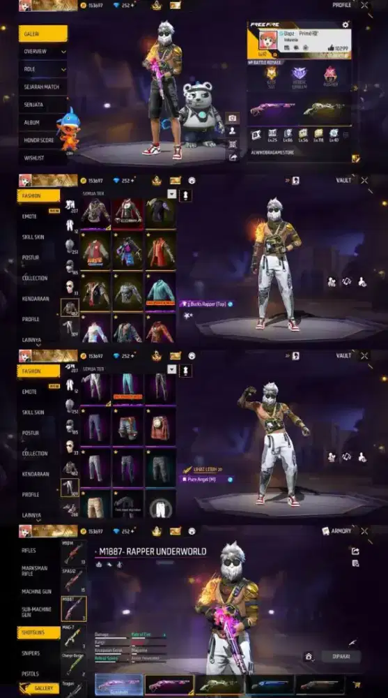 jual akun gameff free fire mumpung lagi promo murah meriah