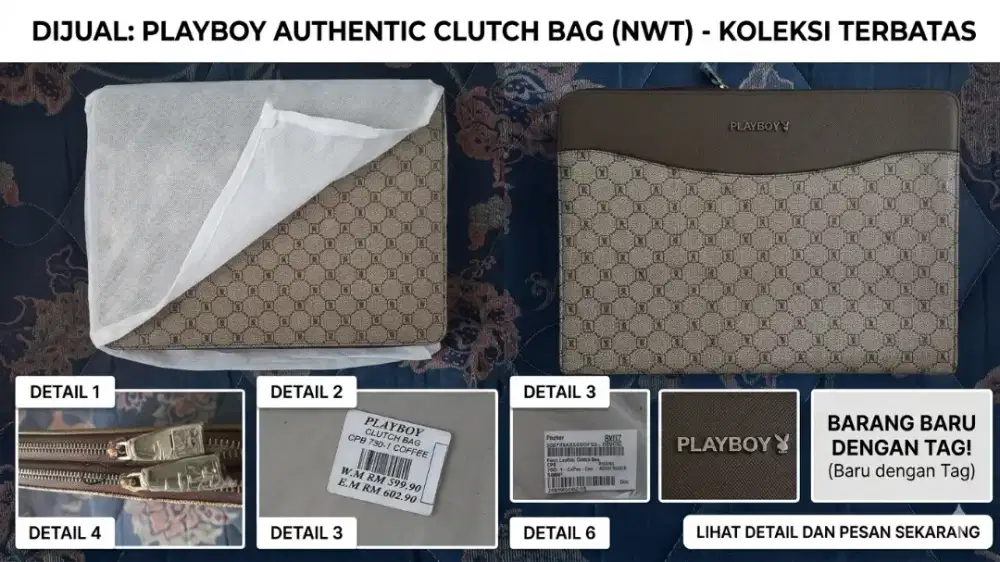 Tas Playboy Asli Malaysia Brand New
