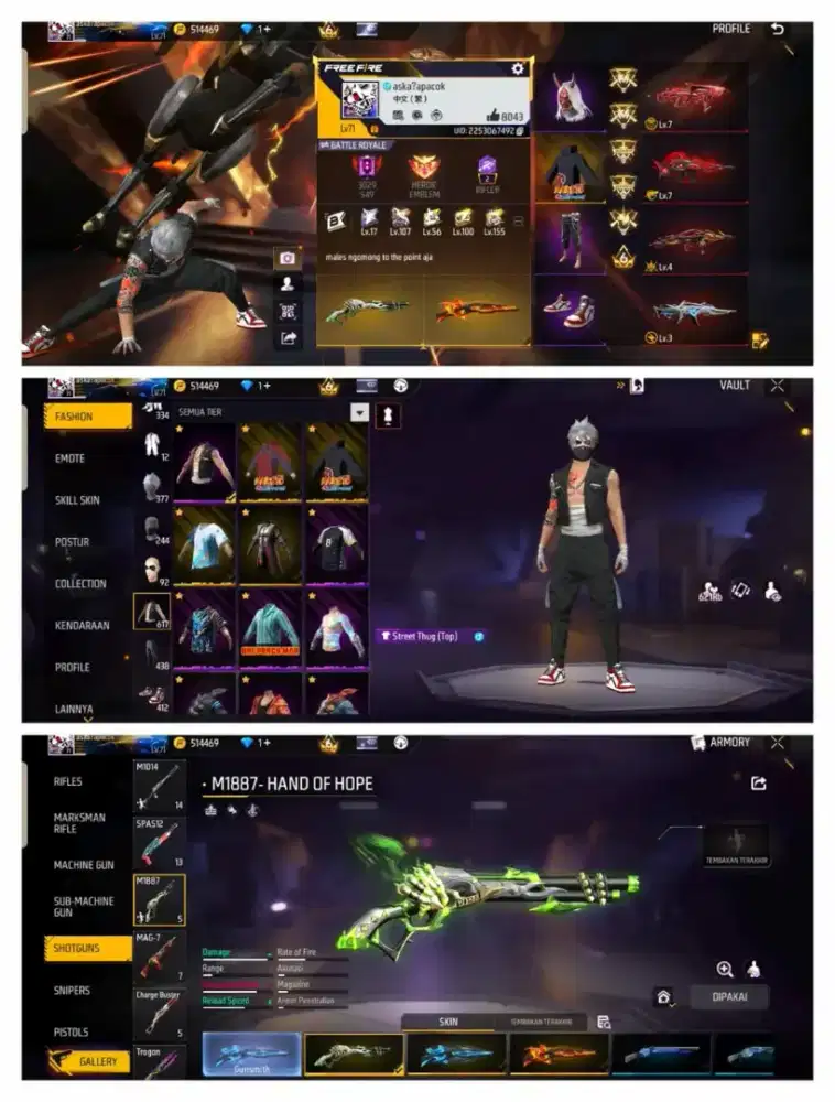 jual akun gameff free fire mumpung lagi promo murah meriah