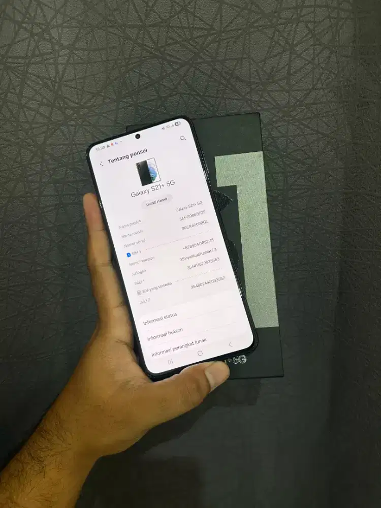 Samsung S21 plus ex sein resmi fullset