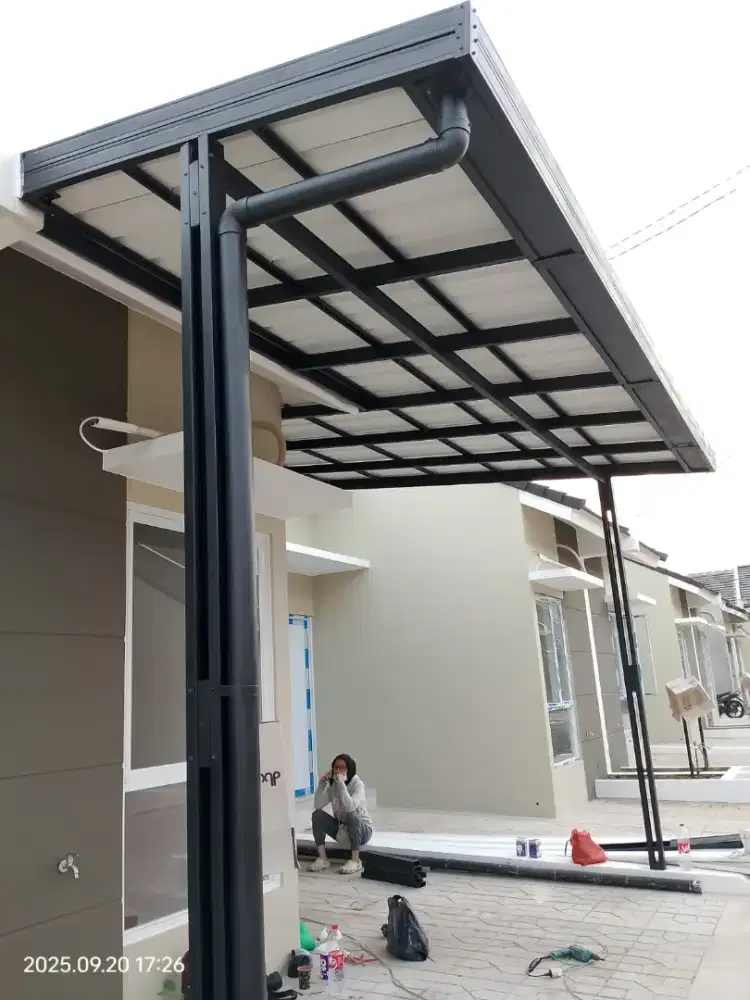 Kanopi rumah minimalis modern
