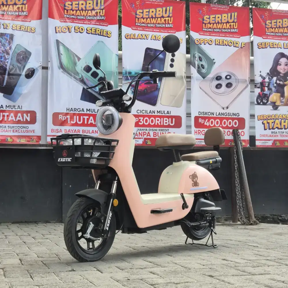 Sepeda listrik mulai 3jt an siap kirim tanpa ongkir