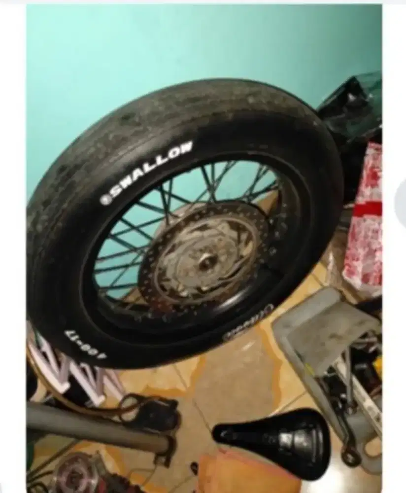Ban Bekas Classic swallow 4.00-17 + Velg